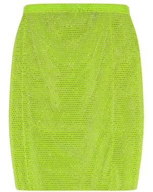 Santa Brands Embellished Mini Skirt - Green