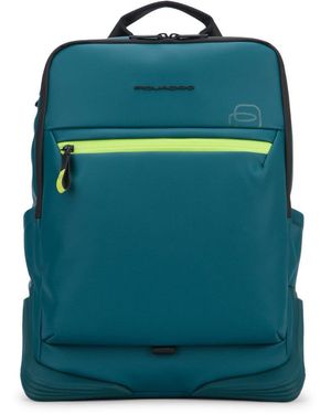 Piquadro Logo Backpack - Green