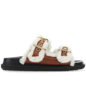 Marni Two-Tone Fussbett Slippers - Multicolor