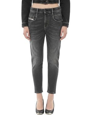 DIESEL Boyfriend Mid Rise Jeans - Gray