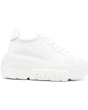 Casadei Nexus Leather Sneakers - White