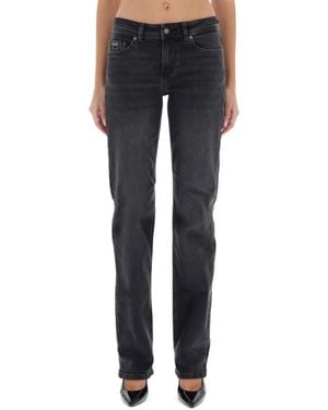 Versace Jeans Couture Straight Flat Front Pants - Blue