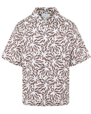 Prada Relaxed Printed Shirt - White
