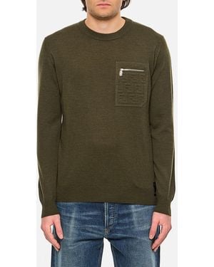 Fendi Crewneck Pullover - Green