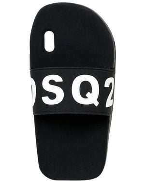 DSquared² Slide Logo Iphone X Case - Black