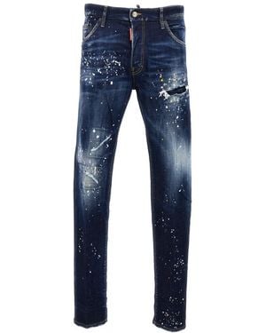 DSquared² Mid Rise Jeans - Blue