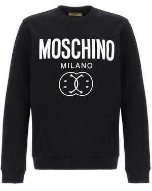 Moschino Double Smile Sweatshirt - Black