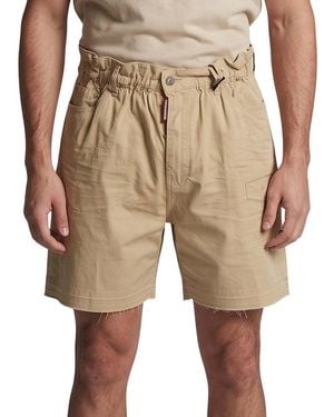 DSquared² Distressed Shorts - Natural