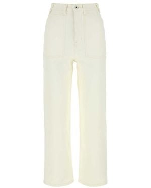 KENZO Ivory Denim Jeans - White
