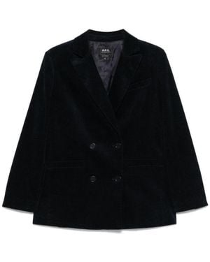 A.P.C. Cotton Blazer - Black