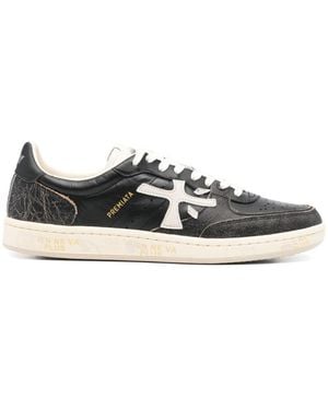 Premiata Logo Sneakers - Black