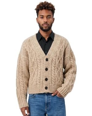 DSquared² V Neck Cardigan - Natural