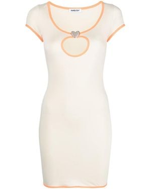 Ambush Cut-Out Mini Dress - Natural