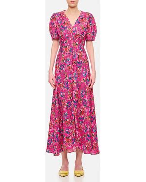 Saloni Lea Dress - Pink