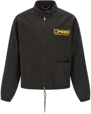 Maison Margiela Printed Jacket - Black