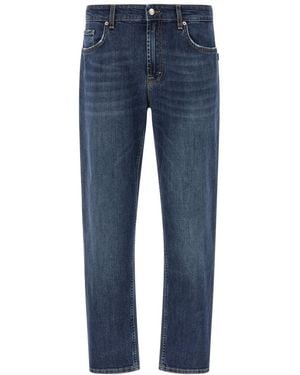 Department 5 Straight Mid Rise Jeans - Blue