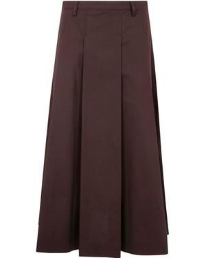 Seventy Cotton Skirt - Brown