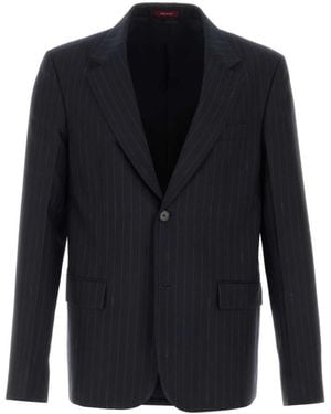 Gucci Notched Lapel Blazer - Blue