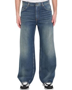 Dolce & Gabbana Loose Mid Rise Jeans - Blue