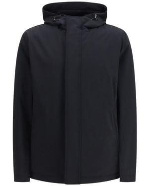 Herno Hood Padded Jacket - Blue
