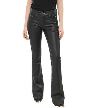 DIESEL Bootcut Pants - Black