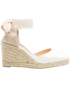 Castañer Joyce Espadrille Wedges - Natural