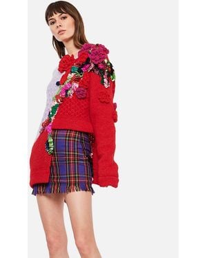 Roberta Einer Blossom Mini Dress - Red