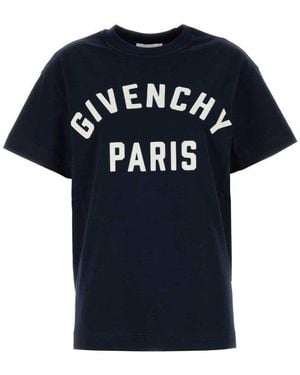 Givenchy Cotton Oversize T-Shirt - Blue