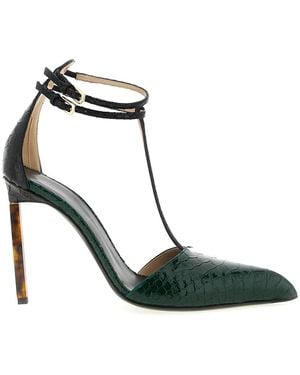 Tom Ford Leather Heels - Black