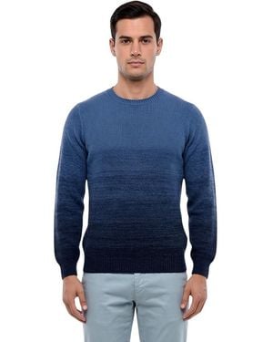 Corneliani Crew Neck Sweater - Blue