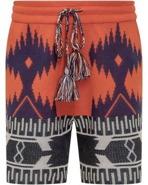 Alanui Geometric Shorts - Blue