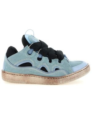 Lanvin Solid Sneakers - Blue