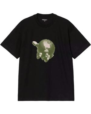 Carhartt Crewneck Printed T-Shirt - Black