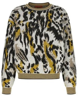 Missoni Animalier Motif Sweater - Black