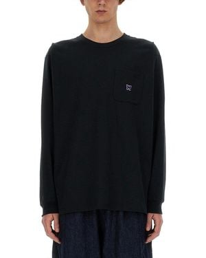 Needles Crew Neck T-Shirt - Black