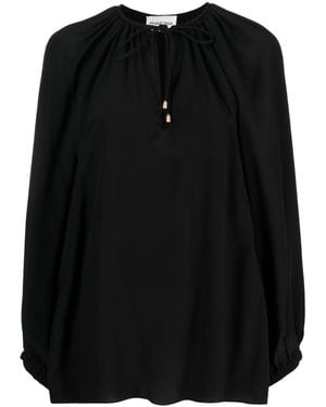 PHAEONIA Anita Blouse Top - Black