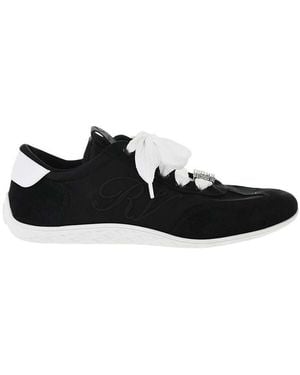 Roger Vivier Logo Sneakers - Black