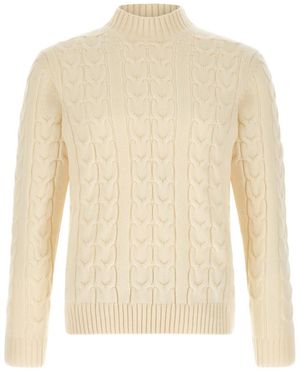 Zanone Knitted Sweater - White