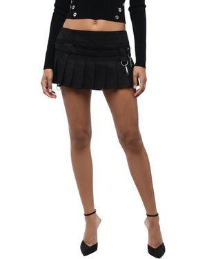 Off-White c/o Virgil Abloh Pleated Mini Skirt - Black