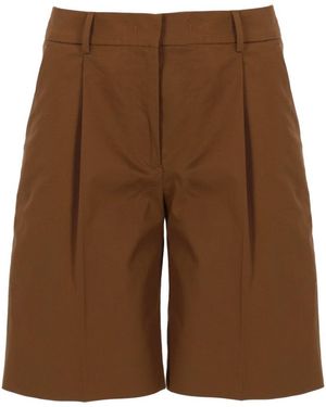 PT Torino Solid Shorts - Brown