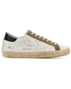 Golden Goose Leather Superstar Sneakers - Multicolor