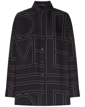 TOTEME Embroidered Shirt - Blue