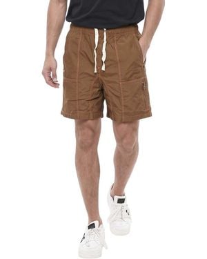 Brain Dead Drawstring Solid Shorts - Natural