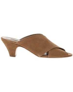 Casadei Suede Heels - Brown