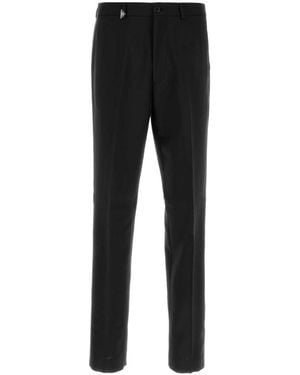 Prada Flat Front Pants - Black