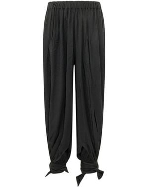 ANDAMANE Loose Drawstring Pants - Black