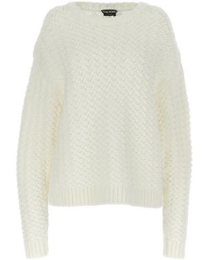 Tom Ford Wool Sweater - White