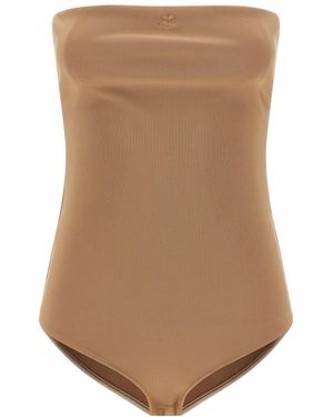 Courreges Lingerie Bustier Bodysuit - Natural