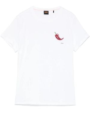 BOSS Crew-Neck T-Shirt - White