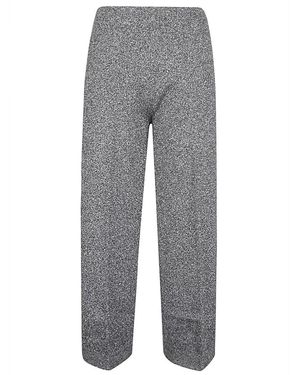 Circus Hotel Wide Leg Viscose Pants - Gray